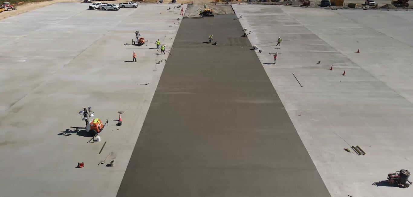 concrete pavement
